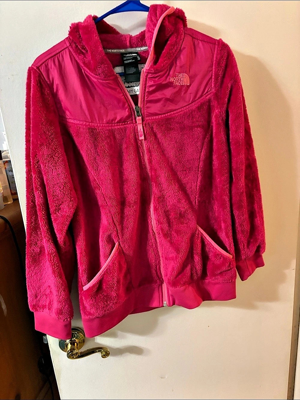 The North Face Osito Full-Zip Hoodie Pink Size Medium